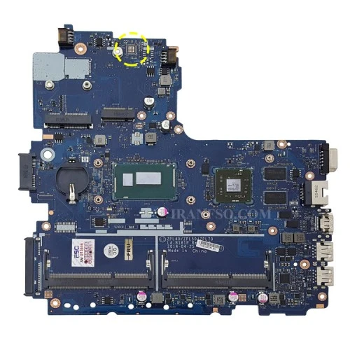 مادربرد لپ تاپ اچ پی Probook 450-G2_CPU-I3-4_LED-30Pin VGA-2GB گرافیک دار