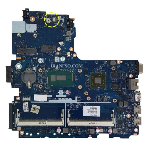 مادربرد لپ تاپ اچ پی ProBook 450-G2 CPU-I5-5_LA-B181P_ZPL40_ZPL50_ZPL70 30Pin 1GB گرافیک دار