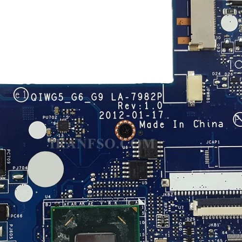 مادربرد لپ تاپ لنوو IdeaPad G580_LA-7982P بدون گرافیک