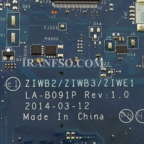 مادربرد لپ تاپ لنوو IdeaPad B50-70_IP305 CPU-I5-4_LA-B091P 1GB گرافیک دار