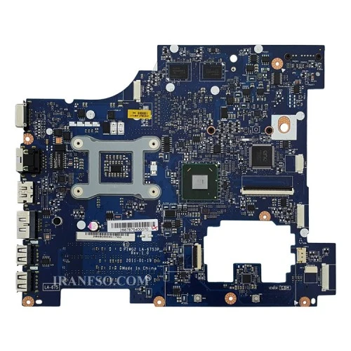 مادربرد لپ تاپ لنوو IdeaPad G570 HM65_PIWG2_LA-6753P_PM2GM با HDMI