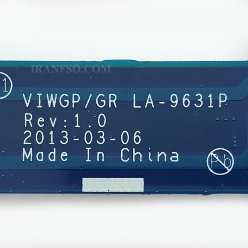 مادربرد لپ تاپ لنوو IdeaPad G500_VIWGP-GR_LA-9631P_VGA-1GB گرافیگ دار-تعمیری