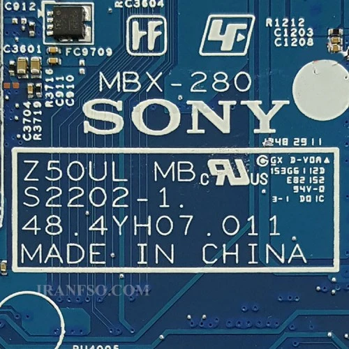 مادربرد لپ تاپ سونی SVT15 CPU-I7-3 HM76_MBX-280
