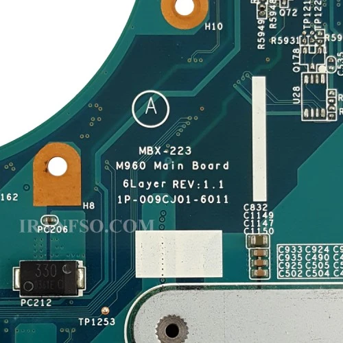 مادربرد لپ تاپ سونی VPCEB HM55_M960_1P-009CJ01-6011_MBX-223 LCD بدون گرافیک سوکت ریز-تعمیری