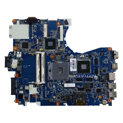 مادربرد لپ تاپ سونی VPCF2 HM65_MBX-243_V081_1P-0113202-8011_3D Support_VGA-2GB گرافیک دار