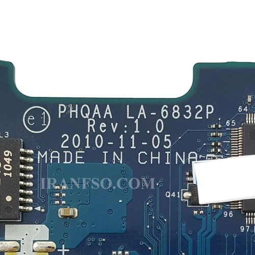 مادربرد لپ تاپ توشیبا Satellite P750 HM65_PHQAA_LA-6832P گرافیک اینتلی
