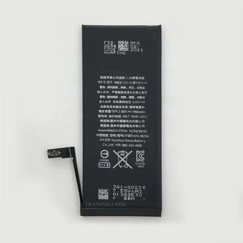 باتری موبایل اپل Iphone 7_T18287-2013 شش ماه گارانتی-1960 میلی آمپر ساعت