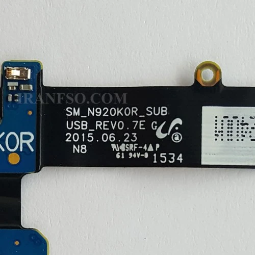 برد شارژ موبایل سامسونگ Galaxy Note 5_N920K_SM-N920K0R