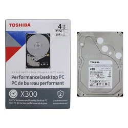 هارد HDD پی سی توشیبا 4TB Sata_X300 یکسال گارانتی