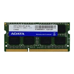 رم لپ تاپ 4 گیگ Adata DDR3-1600-12800MHZ 1.5V شش ماه گارانتی