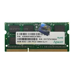 رم لپ تاپ 8 گیگ Apacer DDR3-PC3L-1600-12800 MHZ 1.35V