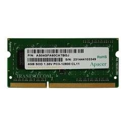 رم لپ تاپ 4 گیگ Apacer DDR3-PC3L-1600-12800 MHZ 1.35V
