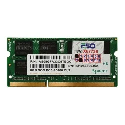 رم لپ تاپ 8 گیگ Apacer DDR3-1333-10600 MHZ 1.5V