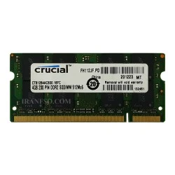 رم لپ تاپ 4 گیگ Crucial DDR2-800-6400 MHZ 1.8V