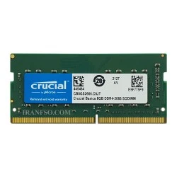رم لپ تاپ 8 گیگ Crucial DDR4-2666 MHZ 1.2V یک سال گارانتی