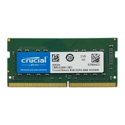 رم لپ تاپ 8 گیگ Crucial DDR4-2666 MHZ 1.2V گارانتی آواژنگ