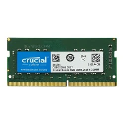 رم لپ تاپ 8 گیگ Crucial DDR4-2666 MHZ 1.2V گارانتی حامی