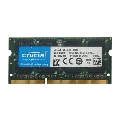 رم لپ تاپ 4 گیگ Crucial DDR3 1066-8500 MHz 1.5V شش ماه گارانتی
