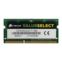 رم لپ تاپ 4 گیگ Corsair DDR3-1333-10600 MHZ 1.5V شش ماه گارانتی