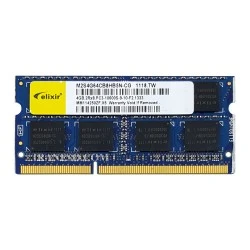 رم لپ تاپ 4 گیگ Elixir DDR3-1333-10600 MHz 1.5V شش ماه گارانتی