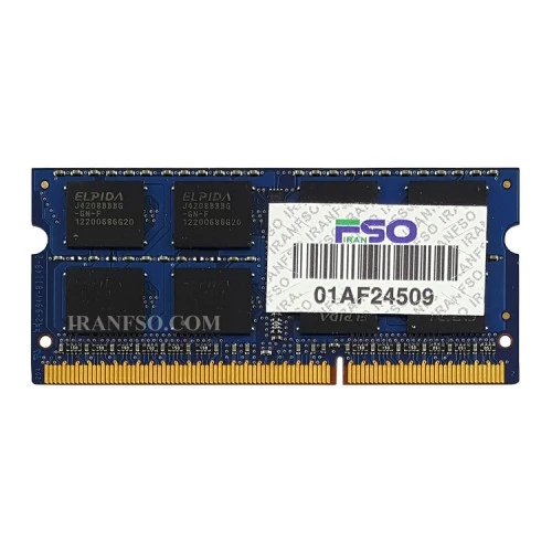 رم لپ تاپ 8 گیگ Elpida DDR3-1600-12800 MHZ 1.5V شش ماه گارانتی