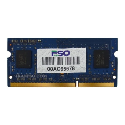 رم لپ تاپ 4 گیگ Elpida DDR3-PC3L-1600-12800 MHZ 1.35V شش ماه گارانتی