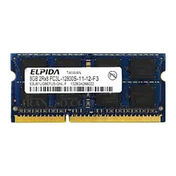 رم لپ تاپ 8 گیگ Elpida DDR3-PC3L-1600-12800 MHZ 1.35V
