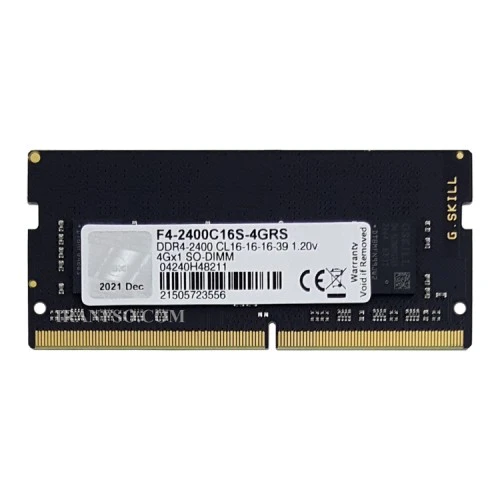 رم لپ تاپ 4 گیگ G.SKILL DDR4 2400 MHz 1.2V گارانتی آواژنگ
