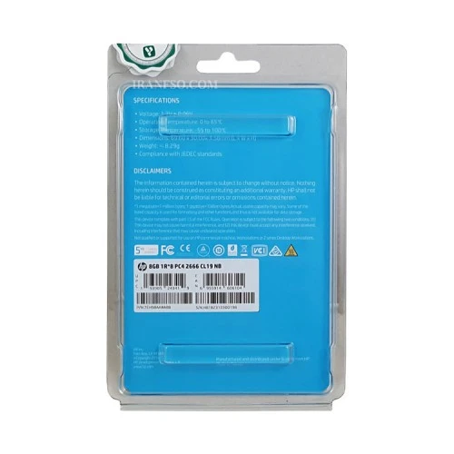 رم لپ تاپ 8 گیگ اچ پی DDR4-2666 MHZ 1.2V گارانتی آواژنگ