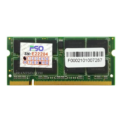 رم لپ تاپ 2 گیگ Hynix DDR2-667-5300 MHZ 1.8V یک ماه گارانتی