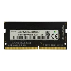 رم لپ تاپ 4 گیگ Hynix DDR4-2400 MHZ 1.2V یک سال گارانتی