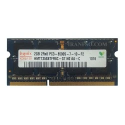 رم لپ تاپ 2 گیگ Hynix DDR3 1066-8500 MHz 1.5V سه ماه گارانتی