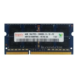 رم لپ تاپ 4 گیگ Hynix DDR3-1333-10600 MHZ 1.5V یک سال گارانتی