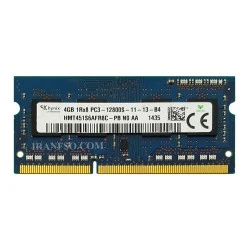 رم لپ تاپ 4 گیگ Hynix DDR3-1600-12800 MHZ 1.5V یک سال گارانتی