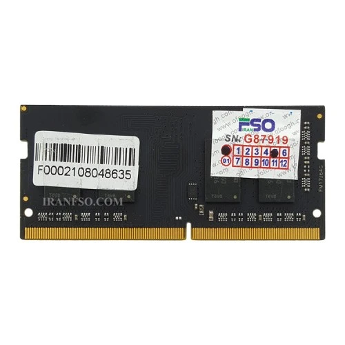 رم لپ تاپ 4 گیگ Hynix DDR4-2666 MHZ 1.2V یک سال گارانتی