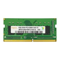رم لپ تاپ 8 گیگ Hynix DDR4-2666 MHZ 1.2V یک سال گارانتی