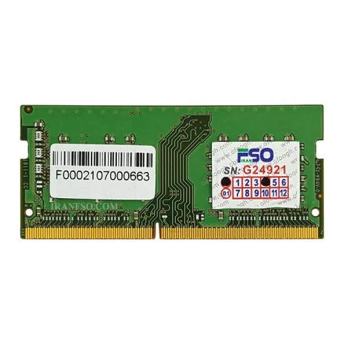 رم لپ تاپ 8 گیگ Hynix DDR4-2400 MHZ 1.2V شش ماه گارانتی