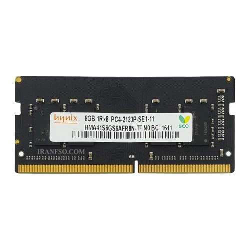 رم لپ تاپ 8 گیگ Hynix DDR4-2133 MHZ 1.2V یک سال گارانتی