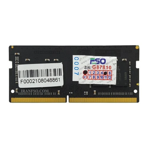 رم لپ تاپ 8 گیگ Hynix DDR4-2133 MHZ 1.2V یک سال گارانتی