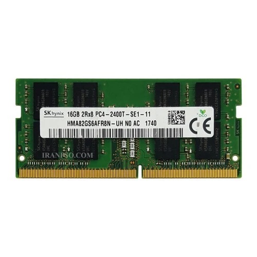 رم لپ تاپ 16 گیگ Hynix DDR4-2400 MHZ 1.2V شش ماه گارانتی