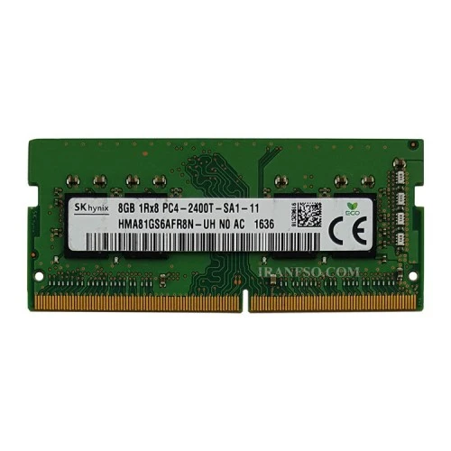 رم لپ تاپ 8 گیگ SK Hynix DDR4-2400 MHZ 1.2V شش ماه گارانتی
