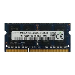 رم لپ تاپ 8 گیگ SK Hynix DDR3-PC3L-1600-12800 MHZ 1.35V شش ماه گارانتی