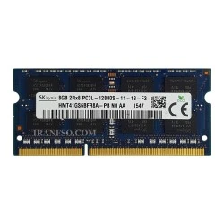 رم لپ تاپ 8 گیگ SK Hynix DDR3-PC3L-1600-12800 MHZ 1.35V یک سال گارانتی