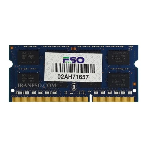 رم لپ تاپ 8 گیگ SK Hynix DDR3-PC3L-1600-12800 MHZ 1.35V یک سال گارانتی