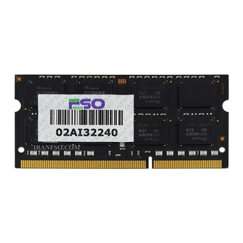 رم لپ تاپ 8 گیگ SK Hynix DDR3-PC3L-1866-14900 MHZ 1.35V شش ماه گارانتی