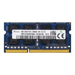 رم لپ تاپ 4 گیگ SK Hynix DDR3 1333-10600 MHz 1.5V شش ماه گارانتی