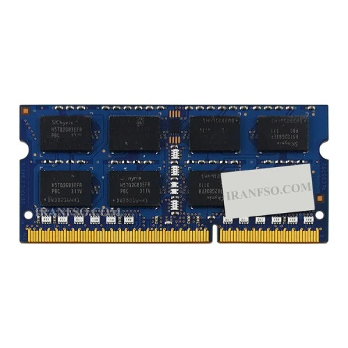 رم لپ تاپ 4 گیگ SK Hynix DDR3 1333-10600 MHz 1.5V سه ماه گارانتی
