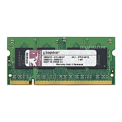 رم لپ تاپ 1 گیگ Kingston DDR2 667-5300 MHz 1.8V سه ماه گارانتی