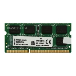 رم لپ تاپ 4 گیگ Kingston DDR3-PC3L-1600-12800 MHZ 1.35V یک سال گارانتی
