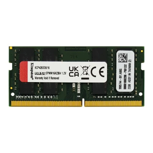 رم لپ تاپ 16 گیگ Kingston DDR4-2666 MHZ 1.2V یک سال گارانتی